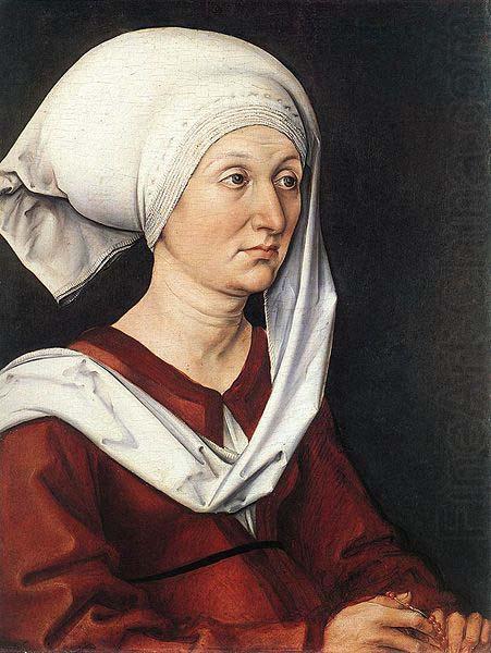 Portrait of Barbara Durer, Albrecht Durer